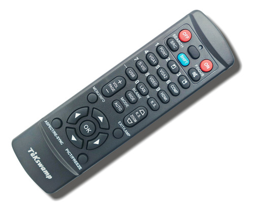 Control Remoto Tekwamp Para Proyector De Vídeo Infocus In312
