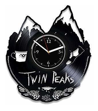 Reloj Twin Peaks Disco De Vinilo Reloj Idea De Cumpleaños Tw
