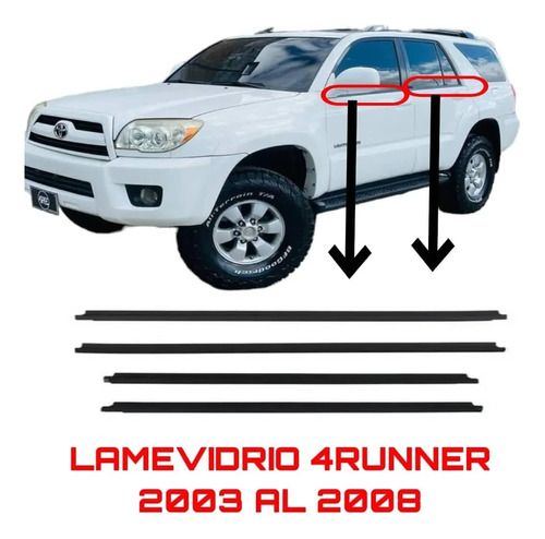 Lamevidrios Externos 4runner 2003 Al 2008 Marca Tpg