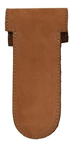 Funda Protectora De Cuero Para Rastrillo De Afeitar Cafe