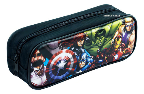 Estuche Para Lápices Negro De Los Vengadores