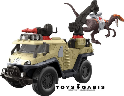 Jurassic World Dominion Camion De Captura De Velociraptor