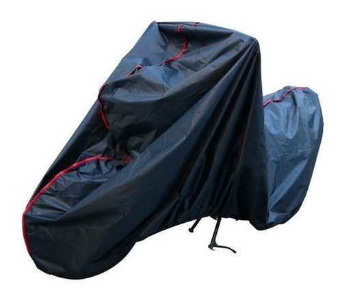 Cubre Moto Impermeable Negro Talle M Dinamic