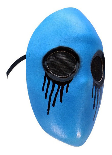 Imagen 4 de 5 de Máscara De Látex Creepypasta Blue Eyeless Halloween