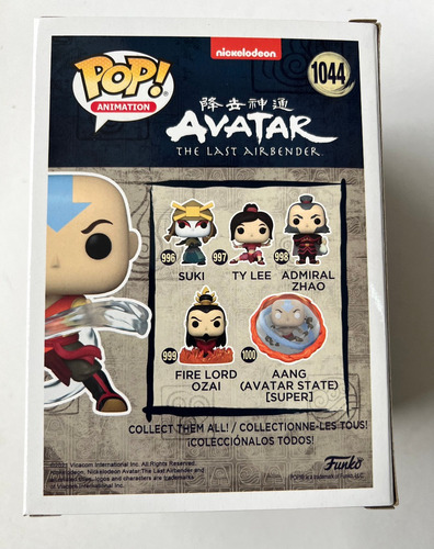 Funko Pop Aang Exclusivo 1044 Shop Avatar Last Airbender Con