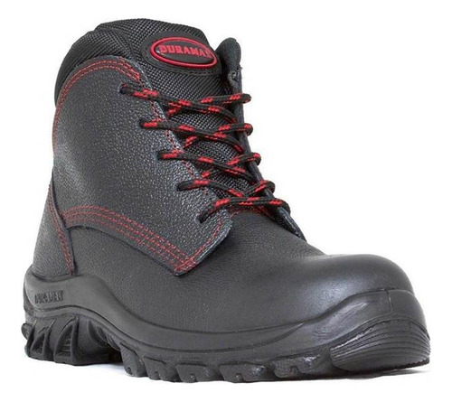 Bota Industrial Duramax 2501 Piel Negro Dieléctrico Ligero  