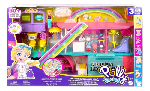 Muñeca Polly Pocket Centro Comercial Dulces Sorpresas Mattel