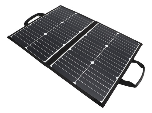 Panel De Carga Solar De 60 W, Plegable, Doble Usb Dc Tipo C
