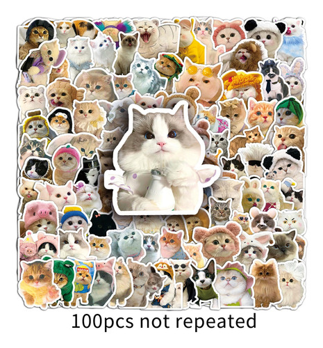 100 Bonitas Pegatinas Decorativas Impermeables Con Forma De