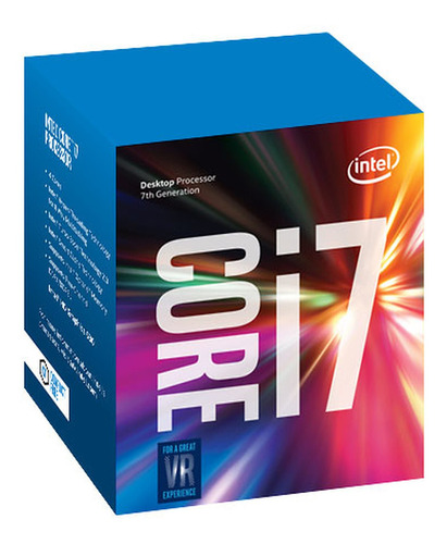 Processador gamer Intel Core i7-7700T CM8067702868416  de 4 núcleos e  3.8GHz de frequência com gráfica integrada