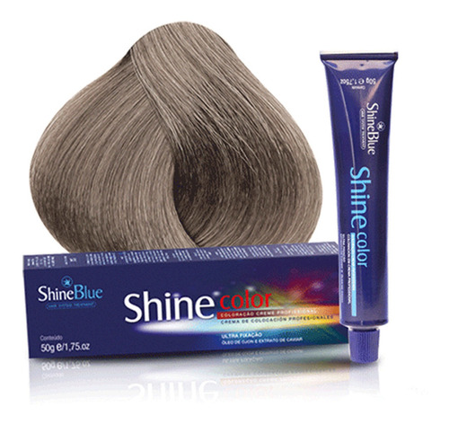 Coloração 9.89 Louro Ultra Claro Perolado Shine Blue 50g