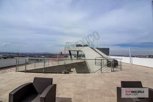 Imagen 7 de 25 de Venta De Espectacular Pent House En Elipsis Tower, Zona Comercial Angelópolis Puebla.