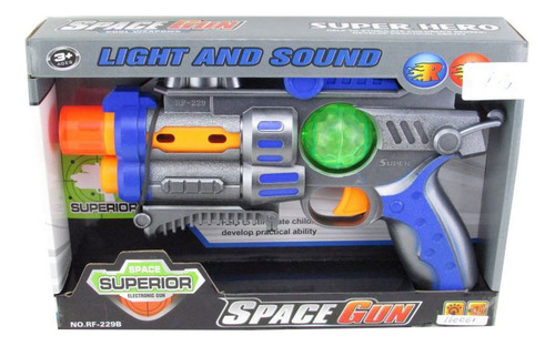 Pistola Espacial Luz Sonido Movimiento Laser Ploppy.3 368924