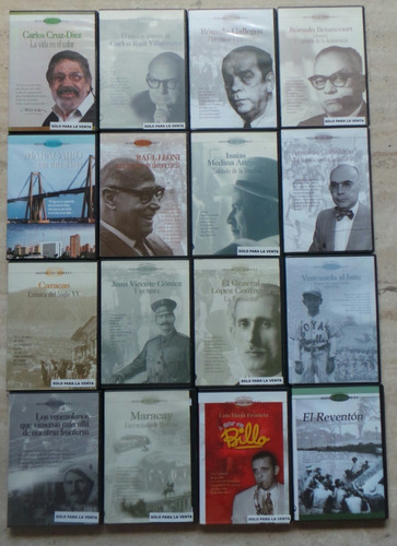 Varios Documentales Cine Archivo Bolívar Films (cinesa). Dvd
