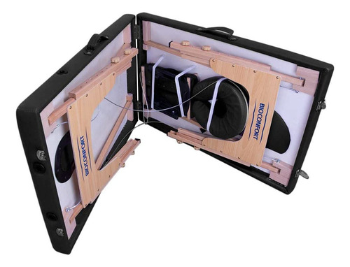 Cama De Masaje Plegable Reclinable 180x60cm Portátil Spa