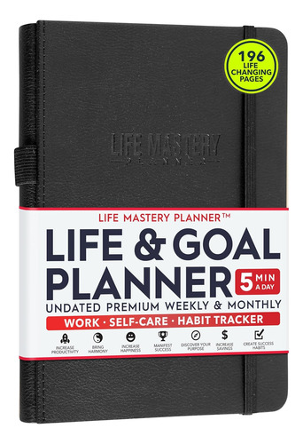 Life Mastery Planner: Un Viaje De 12 Meses Aplastar Sus...