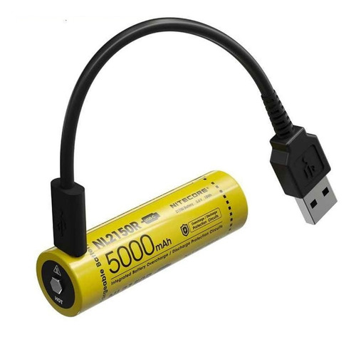 Batería Nitecore Recargable Nl2150r Usb-c 3.6v 5000mah