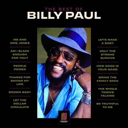 Lp The Best Of Billy Paul 2021 Vinil 150 Gramas Importado