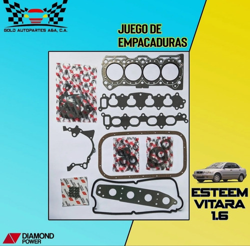 Juego De Empacaduras Vitara Esteem 1.6 