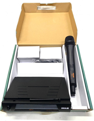 Microfone Sem Fio De Mão Uws21 Vokal Uhf Novo Original