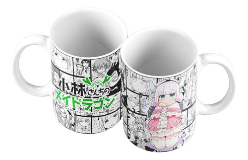 Taza Mug 11oz Anime Kobayashi Maid Dragon Kanna