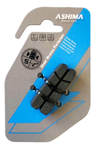 Patines Freno Aluminio Ar46r-p-al / Llanta 23-28mm Ashima