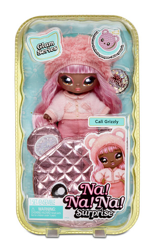 Muñeca Nanana 2-in-1 Pom Glam-cali Grizzly