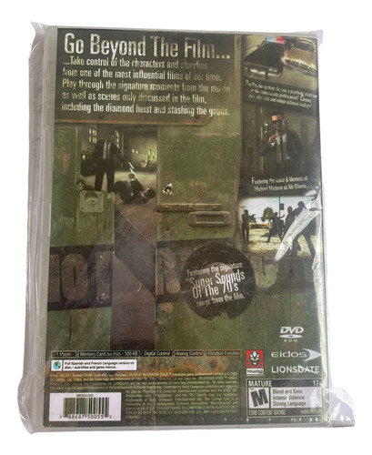 Jogo Reservoir Dogs Play 2 Pt/br Com Capa E Pôster - Ps2