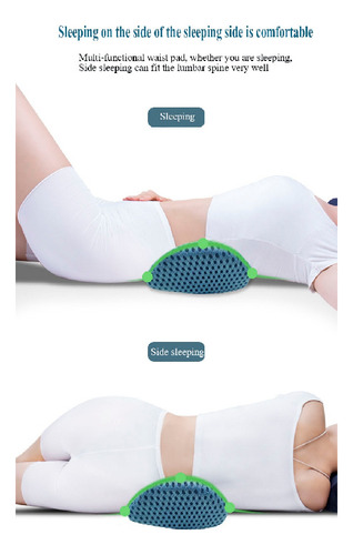 Almohada Lumbar De Espuma Viscoelástica De Rebote Lento Para