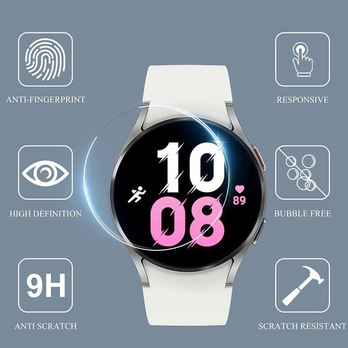 Imagen 4 de 6 de Lamina Hidrogel Para Samsung Watch 5 De 40mm - Rock Space