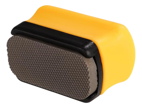 Mini Lima Desbarbadora Ajustable Práctica De Mano Amarillo