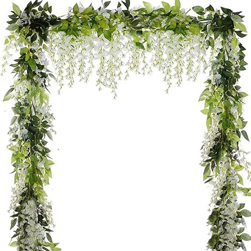 Flores Artificiales 5pack 33ft Wisteria Artificial Garland