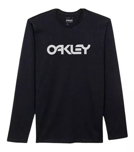 Camiseta Oakley Masculina Manga Longa Mark Ii Ls Tee Branca