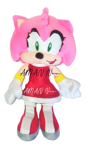 Peluche Sonic Chico 35 Cm Mod. Amy Rose