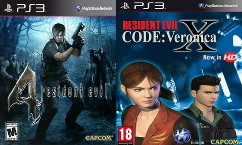 Resident Evil 4 + Resident Evil Code Veronica ~ Ps3 Español