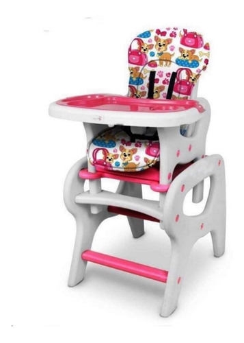 Imagen 5 de 9 de Silla Comedor Y Escritorio Para Bebe 2 En 1 Para Niño