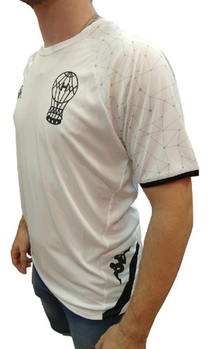 Imagen 9 de 10 de Remera Entrenamiento Huracán 2023 White Kappa