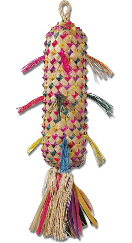 Planet Pleasures Spiked Pinata Natural Bird Toy