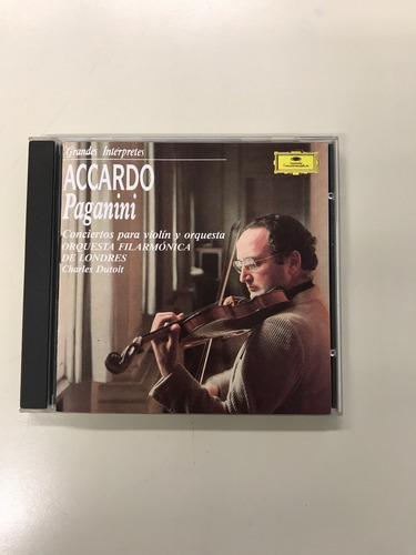 Accardo Paganini Conciertos Para Violin Y Orquesta Cd 