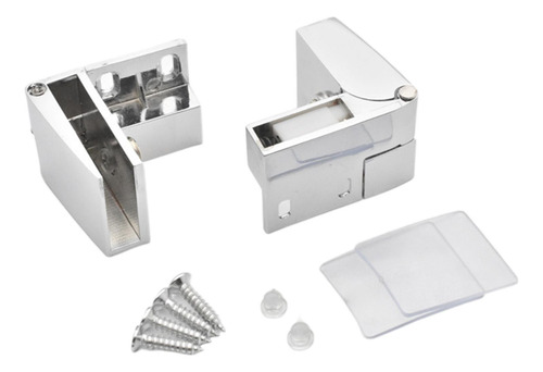 2 Bisagra Para Puerta De Vidrio, Abrazadera Para Plata