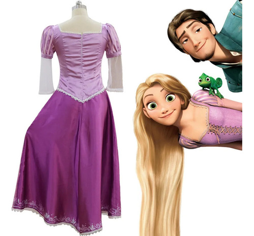 Disfraz De Princesa Rapunzel Para Cosplay De Rapunzel