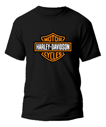 Remera 100% Algodón Harley Davidson Moto 