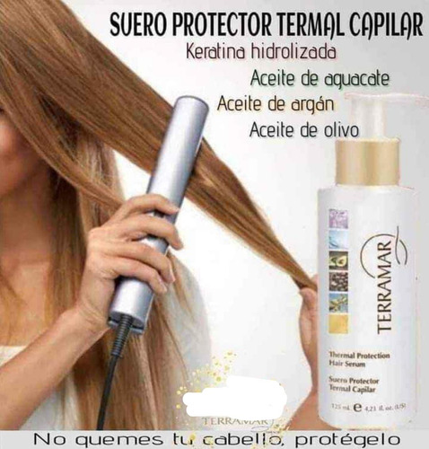 Terramar Shampo Y Suero Protector Termal Orignal 2 Pzs