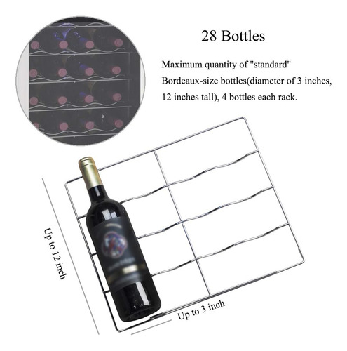 Cava De Vinos Refrigeración Bebidas 28 Botellas