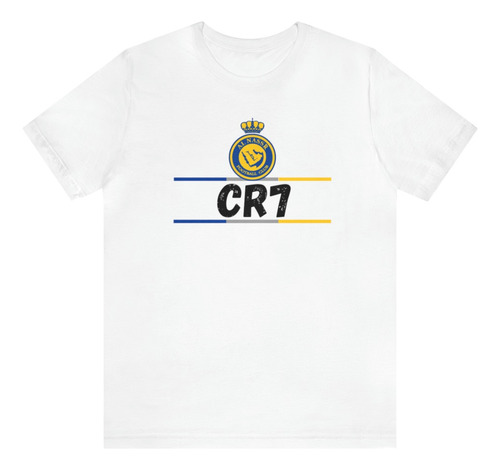 Remeras Algodon Ronaldo Al Nassr  Niños