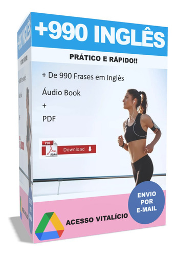 Idiomas Inglês Áudio Mp3+ Apostila Pdf Promoção Frete Grátis