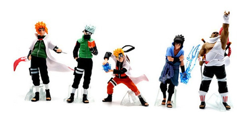 Kit 5 Figuras De Pvc De Naruto, 11,5 Cm, Envio Inmediato