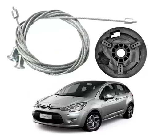 Kit Reparo Maquina Vidro Citroen C3 02...08 Dianteiro Ld /le