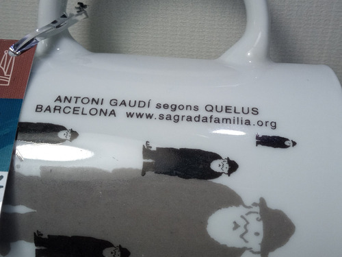Tazón Mug Gaudí Barcelona Original Importado 300cc