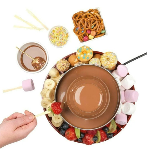Cascada Fuente De Chocolate 3 Nivel Fondue Chocolate Fiesta